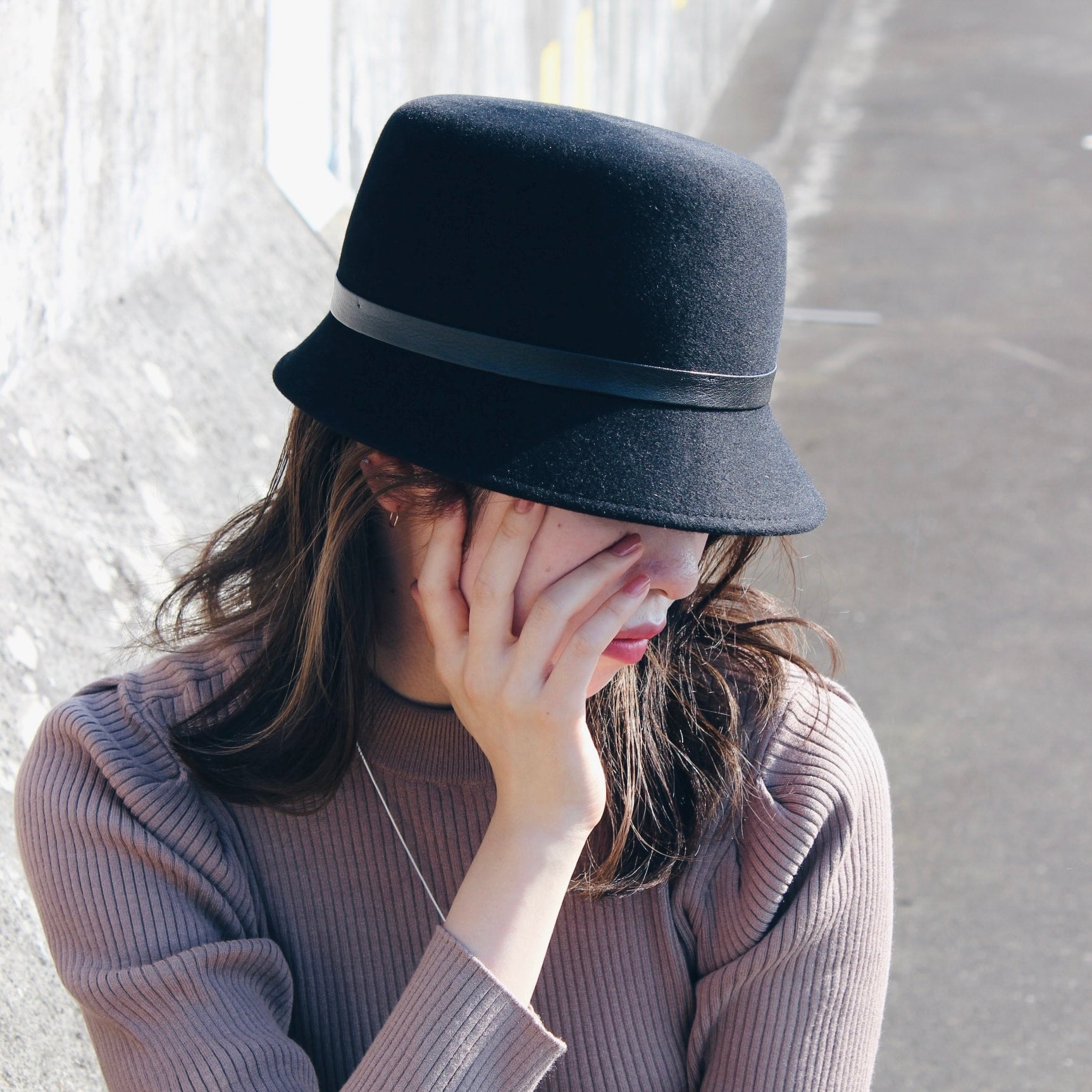 BUCKET HAT short back バケットハット ショートバック ラビット